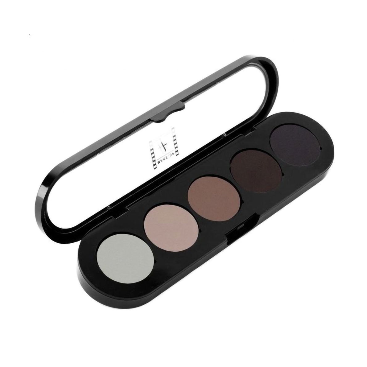 Палетка тіней для повік Make-Up Atelier Paris 5 кольорів, T22 Natural Chestnut, 12 г